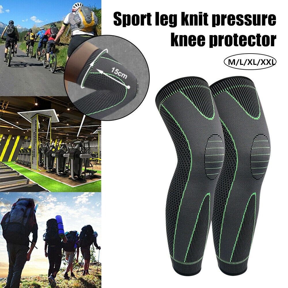 Compression Calf Sleeve - สนับเข่าสนับเข่าแผ่นรัดเข่าแบบยาวเต็มขาปลอกข้ออักเสบเล่นกีฬาวิ่งออกกำลังกาย