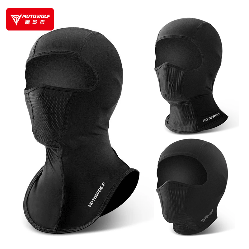 Running Gear Satisfy - หมวกบาลาคลาวาสำหรับผู้ชายและผู้หญิง ฤดูร้อน ฤดูหนาว หมวกปั่นจักรยาน ผ้าไหมน้ำแข็ง ระบายอากาศ