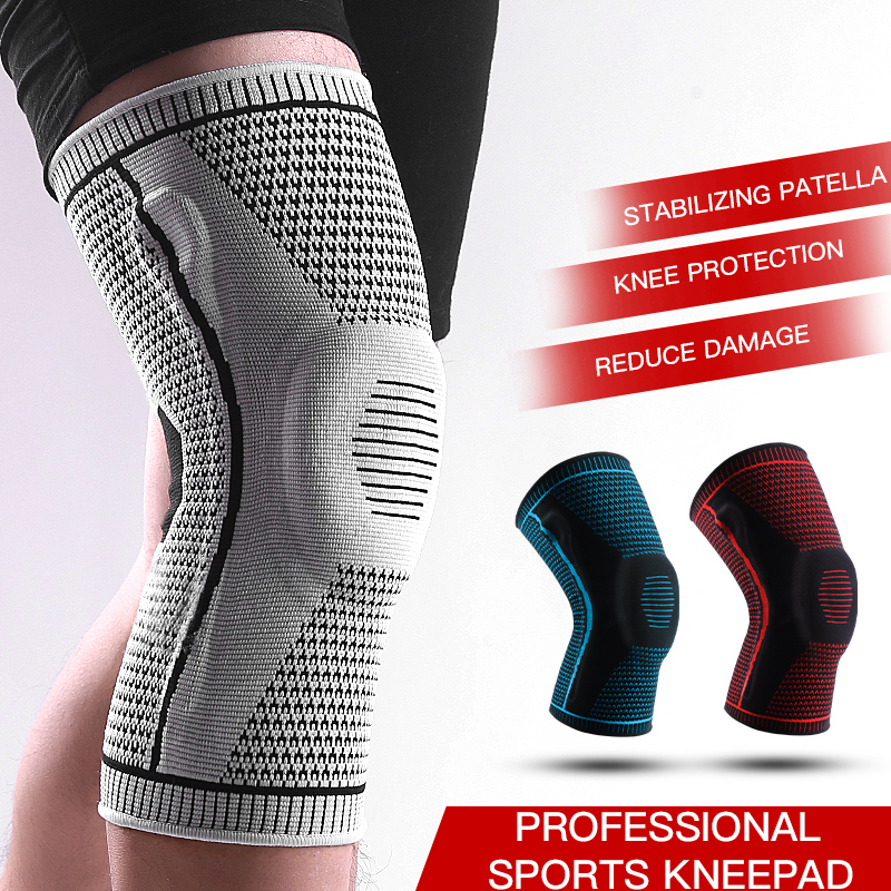 Compression Calf Sleeve - อุปกรณ์พยุงเข่ากันลื่นพร้อมแผ่นเจลสะบ้าคงตัวปลอกรัดอัดพอดีสบายสําหรับโรคข้ออักเสบกีฬา