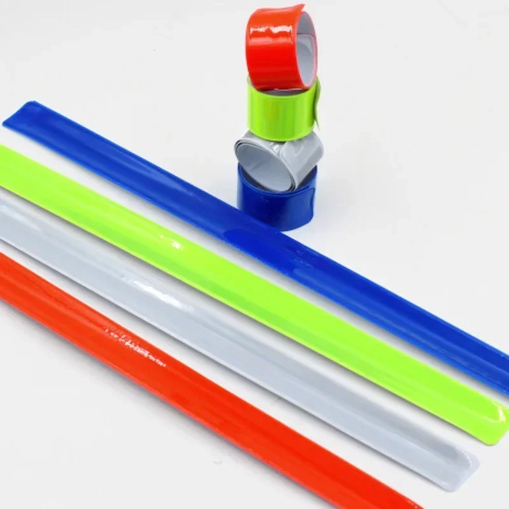 Running Visibility Gear - สายรัดขาสะท้อนแสงแบบปรับได้ 2 ชิ้น – สายรัดเรืองแสงสำหรับวิ่ง ตกปลา