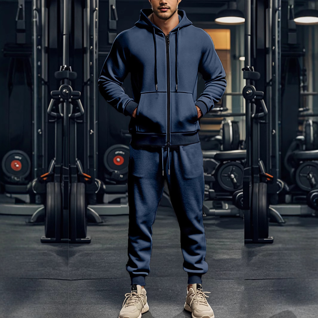 Running Gear Plus Size - ชุดวิ่งฤดูหนาว Elite Comfort 2025 สำหรับผู้ชาย ชุดออกกำลังกายกันลม