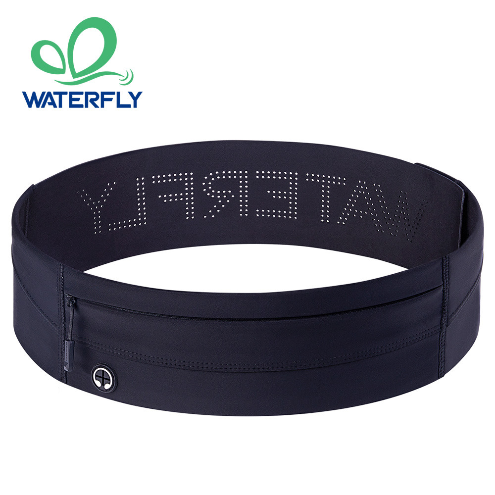 Running Gear Holder - WATERFLY เข็มขัดวิ่ง Fanny Pack Slim Elastic