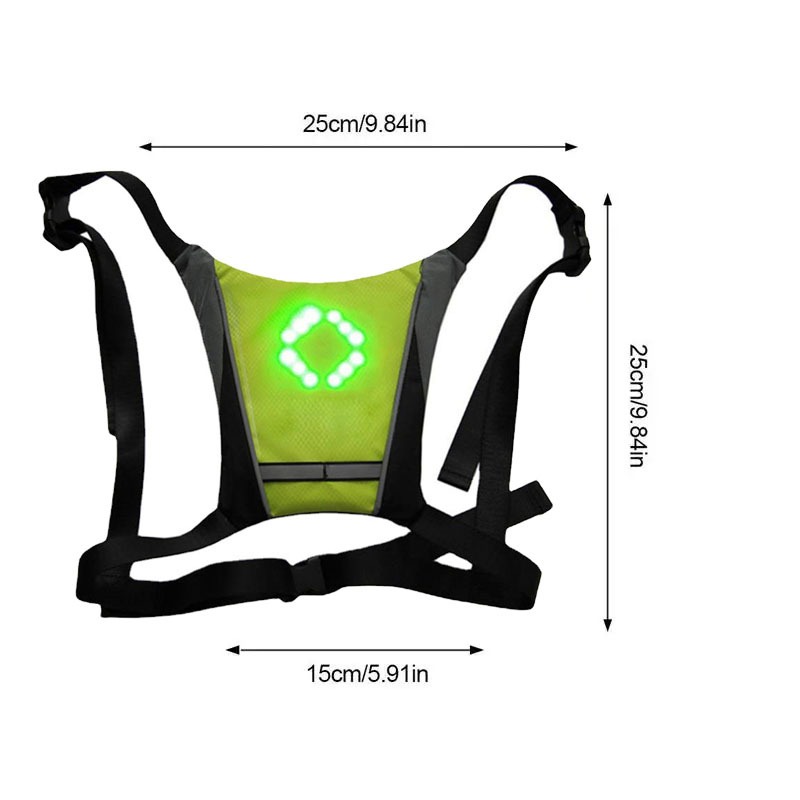 เสื้อกั๊กนิรภัยพร้อมไฟเลี้ยวแบ - Running Visibility Gear บทวิจารณ์และราคา