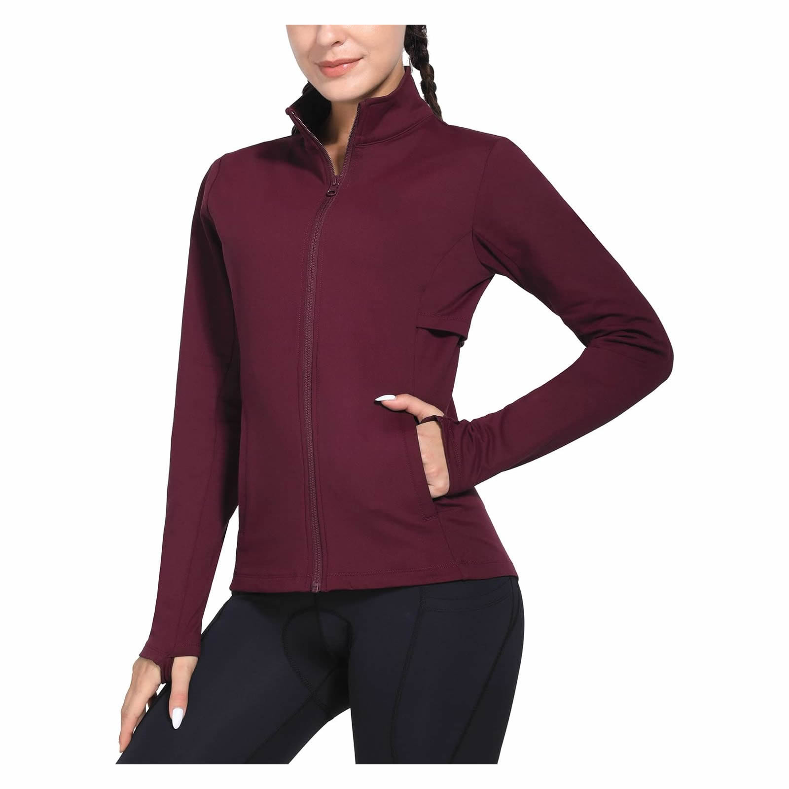 ชุดวอร์มกันหนาวสำหรับผู้หญิง แ - Running Gear Plus Size บทวิจารณ์และราคา
