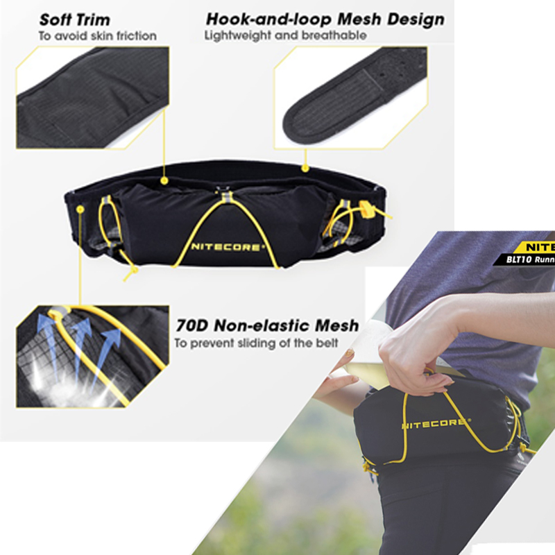 NITECORE BLT10 วิ่งเอวกระเป๋าเ - Running Gear Holder บทวิจารณ์และราคา