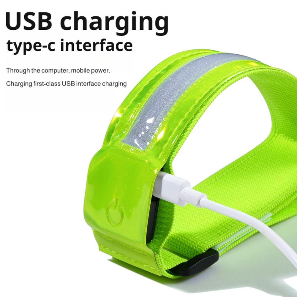 สายรัดแขนสะท้อนแสง LED สายรัดน - Running Visibility Gear บทวิจารณ์และราคา