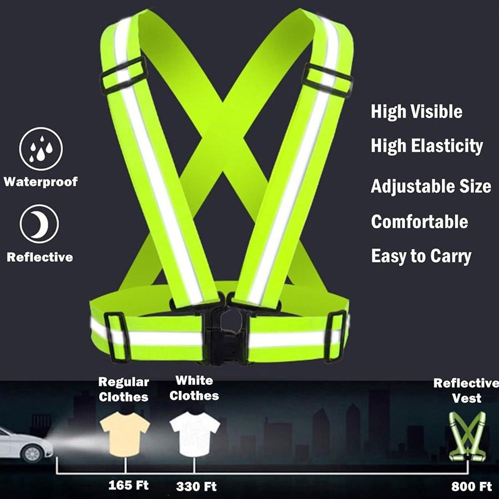 เสื้อกั๊กสะท้อนแสงปรับระดับได้ - Running Gear Satisfy บทวิจารณ์และราคา