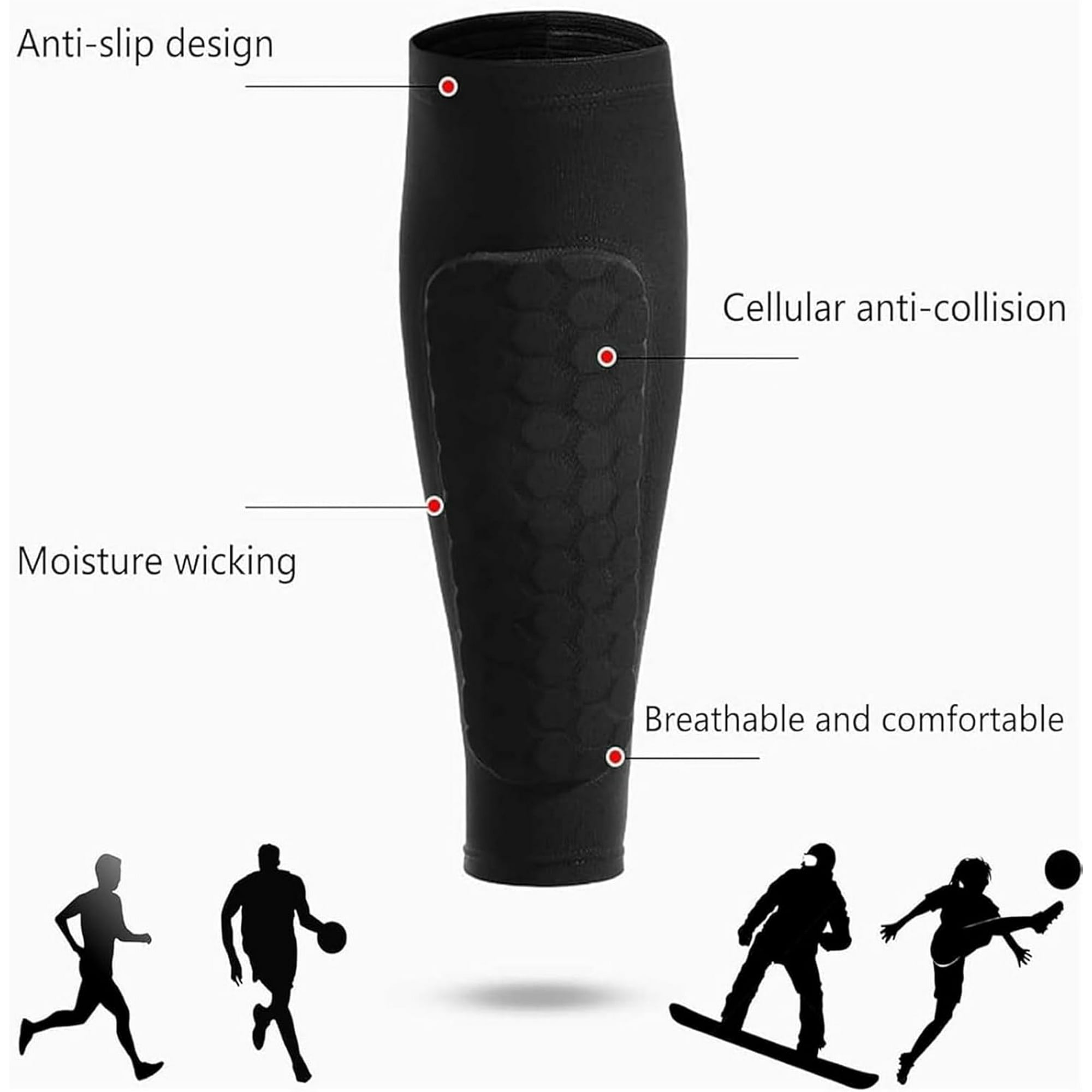 สนับแข้งฟุตบอลพร้อมปลอกแขน น้ำ - Compression Calf Sleeve บทวิจารณ์และราคา