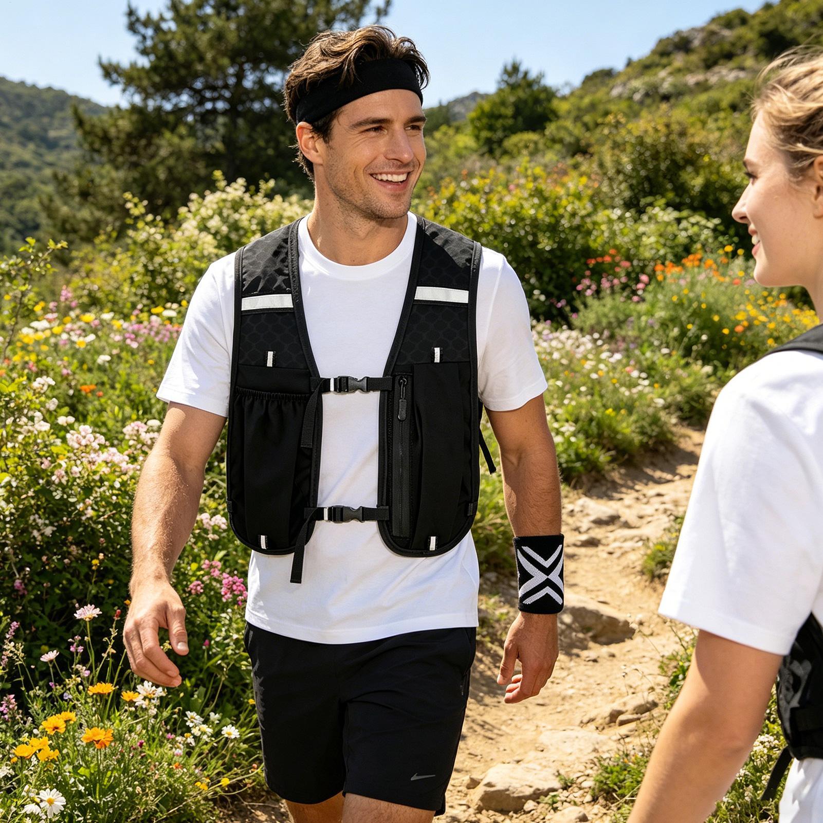 เสื้อกั๊กสะท้อนแสงสำหรับวิ่ง อ - Reflective Running Gear Vest บทวิจารณ์และราคา