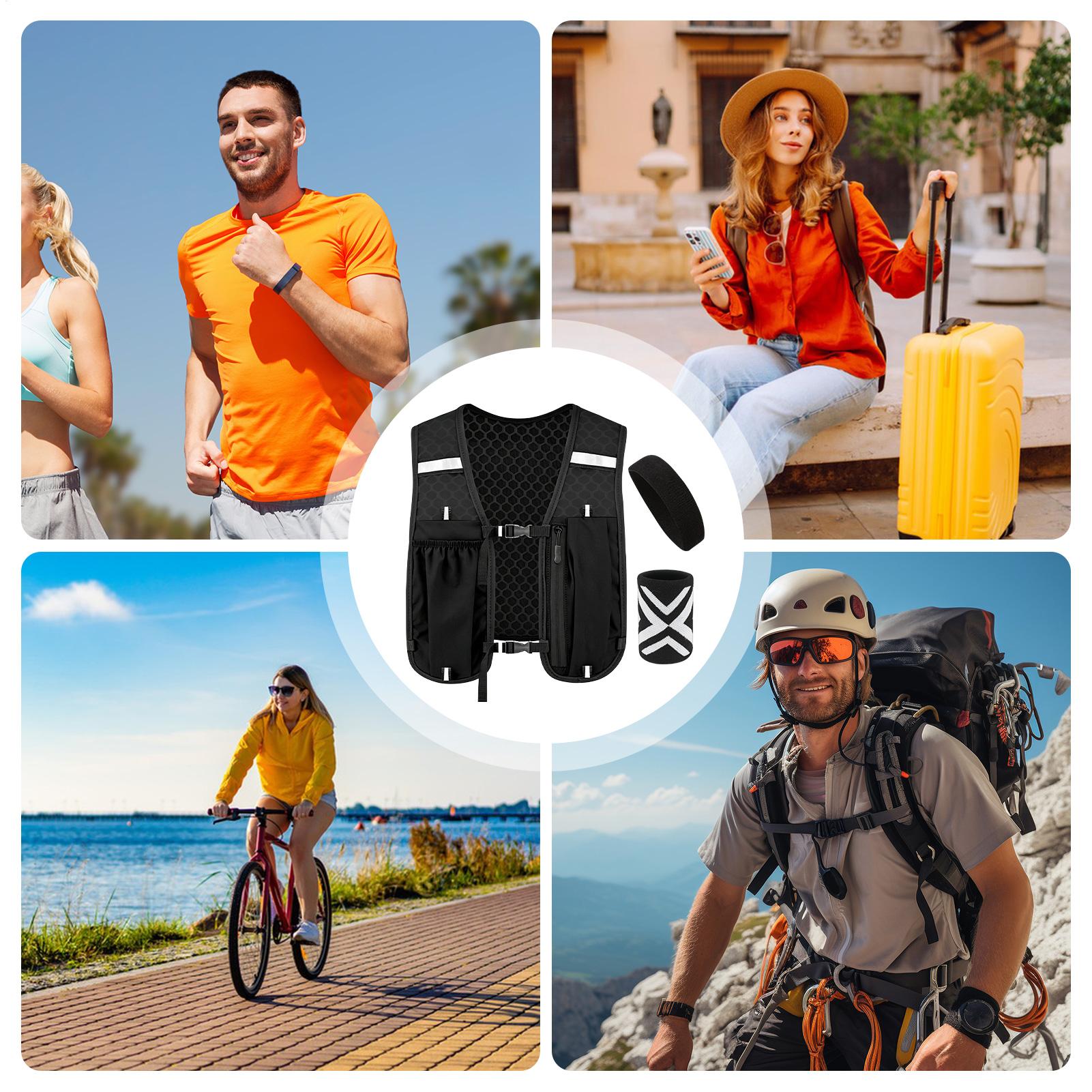 เสื้อกั๊กสะท้อนแสงสำหรับวิ่ง อ - Reflective Running Gear Vest บทวิจารณ์และราคา