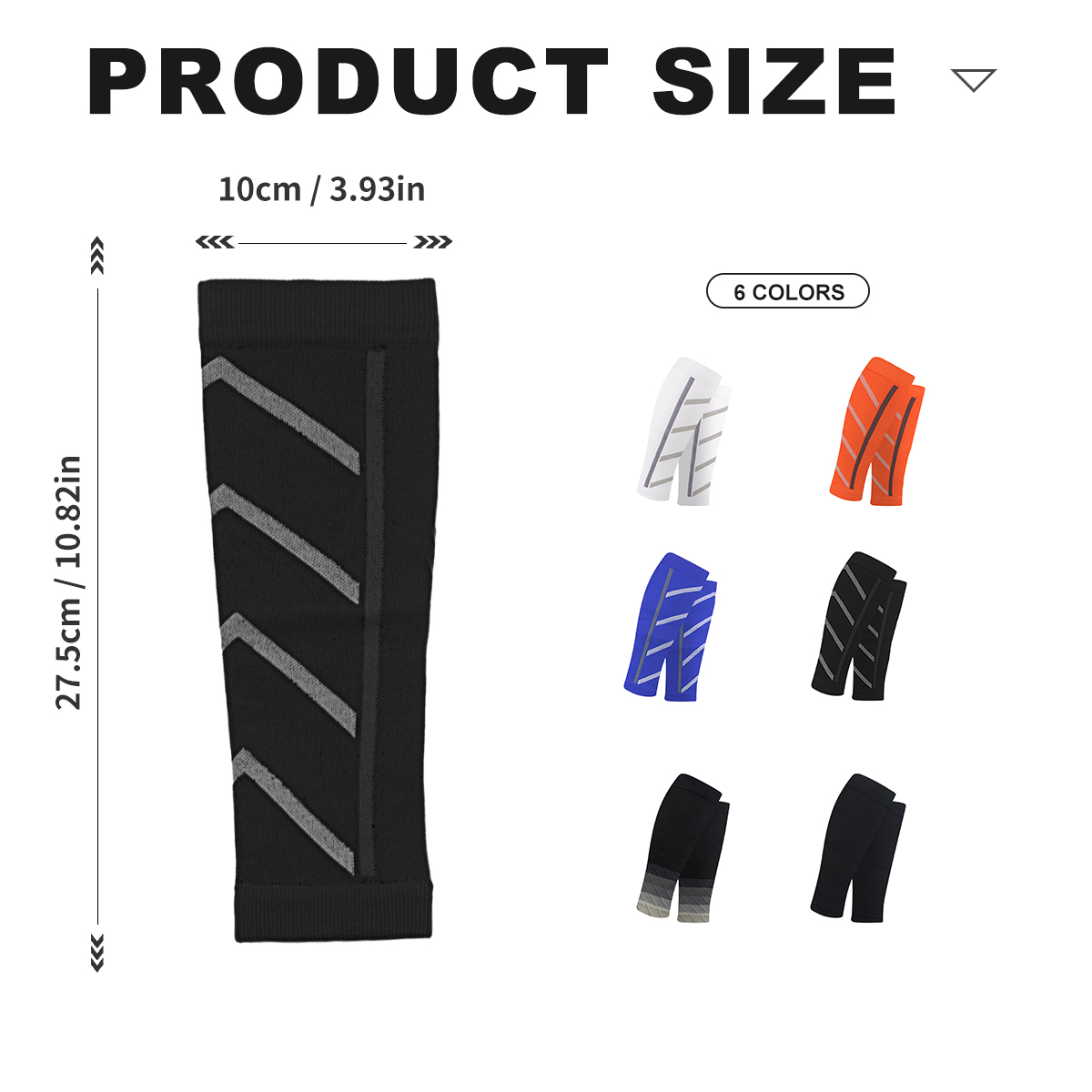 การบีบอัดกีฬาถุงเท้าลูกวัวสนับ - Compression Calf Sleeve บทวิจารณ์และราคา