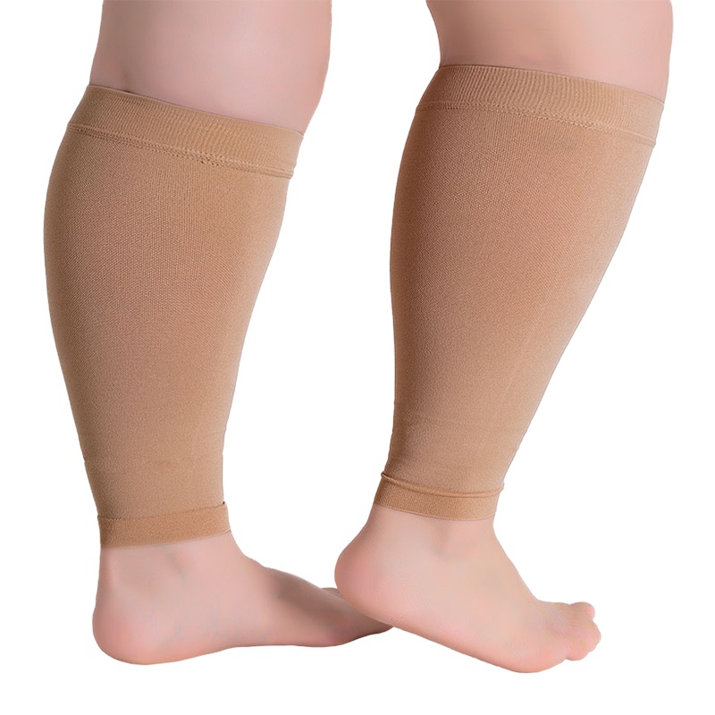 1 คู่ฟิตเนสวิ่งการบีบอัดแขนขาล - Compression Calf Sleeve บทวิจารณ์และราคา