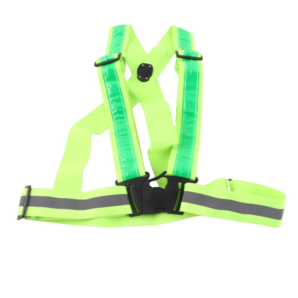 เสื้อกั๊กนิรภัย LED โพลีเอสเตอ - Reflective Running Gear Vest บทวิจารณ์และราคา