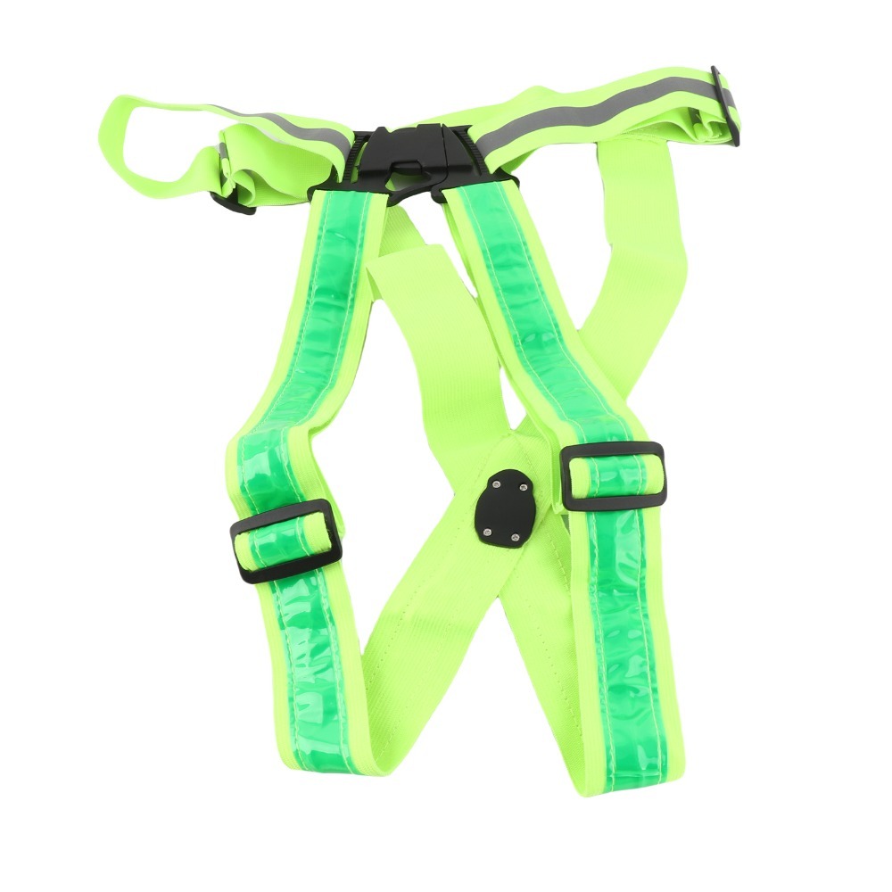 เสื้อกั๊กนิรภัย LED โพลีเอสเตอ - Reflective Running Gear Vest บทวิจารณ์และราคา