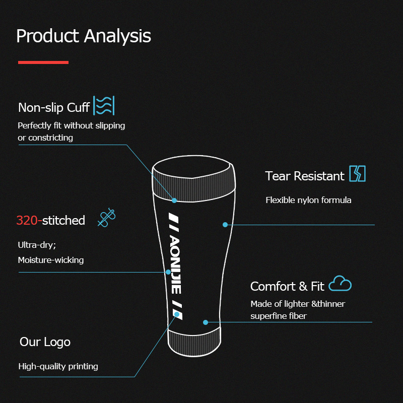 AONIJIE E4405 ถักการบีบอัดขาลู - Compression Calf Sleeve บทวิจารณ์และราคา