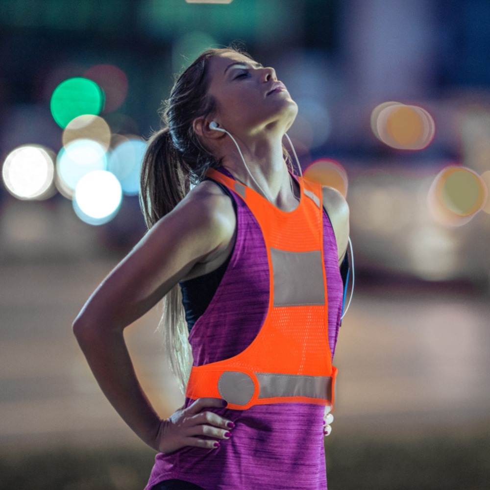 เสื้อกั๊กสะท้อนแสงสำหรับปั่นจั - Running Visibility Gear บทวิจารณ์และราคา