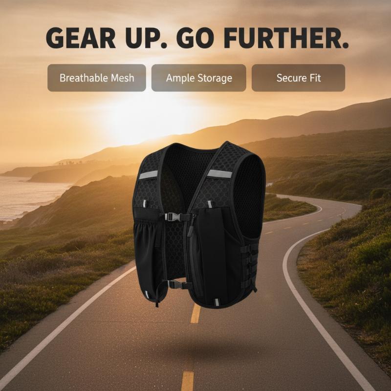 เสื้อกั๊กสำหรับวิ่งรุ่นใหม่ น้ - Reflective Running Gear Vest บทวิจารณ์และราคา
