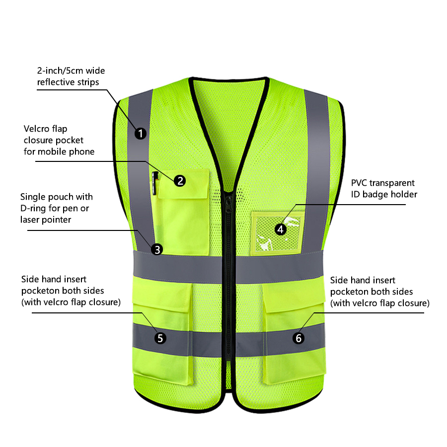 เสื้อกั๊กนิรภัยแบบปรับได้ สายร - Running Visibility Gear บทวิจารณ์และราคา