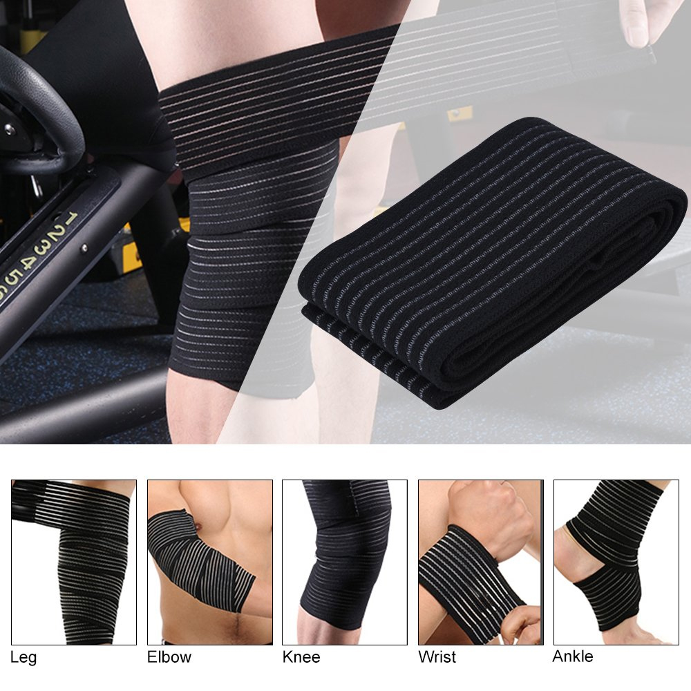 1PCS 40-300 ซม.การบีบอัดผ้าพัน - Compression Calf Sleeve บทวิจารณ์และราคา