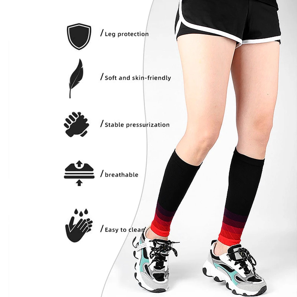 ปลอกรัดน่อง 1 คู่ แรงกด 20-30  - Compression Calf Sleeve บทวิจารณ์และราคา