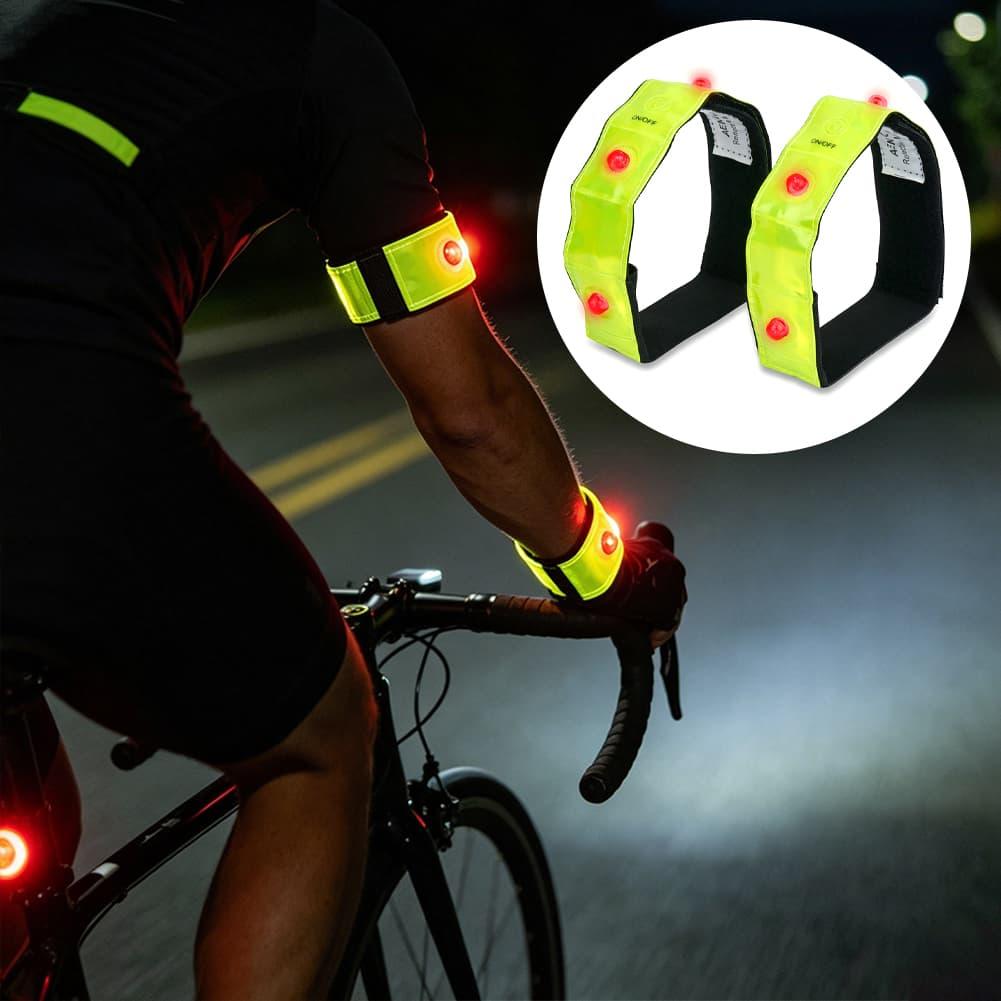 สายรัดแขนสะท้อนแสง LED พร้อมไฟ - Running Visibility Gear บทวิจารณ์และราคา