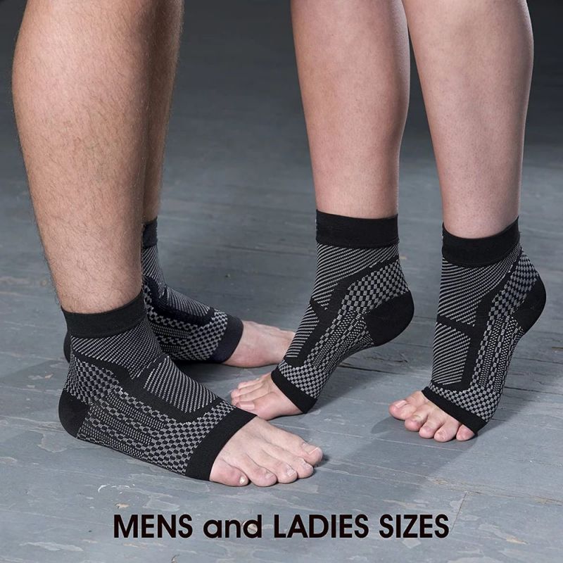 1 คู่กีฬาข้อเท้าสนับสนุนรั้งกา - Compression Calf Sleeve บทวิจารณ์และราคา
