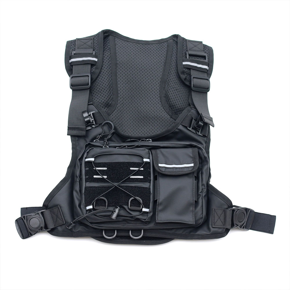 กระเป๋าคาดอกแบบยุทธวิธีพร้อมถุ - Reflective Running Gear Vest บทวิจารณ์และราคา