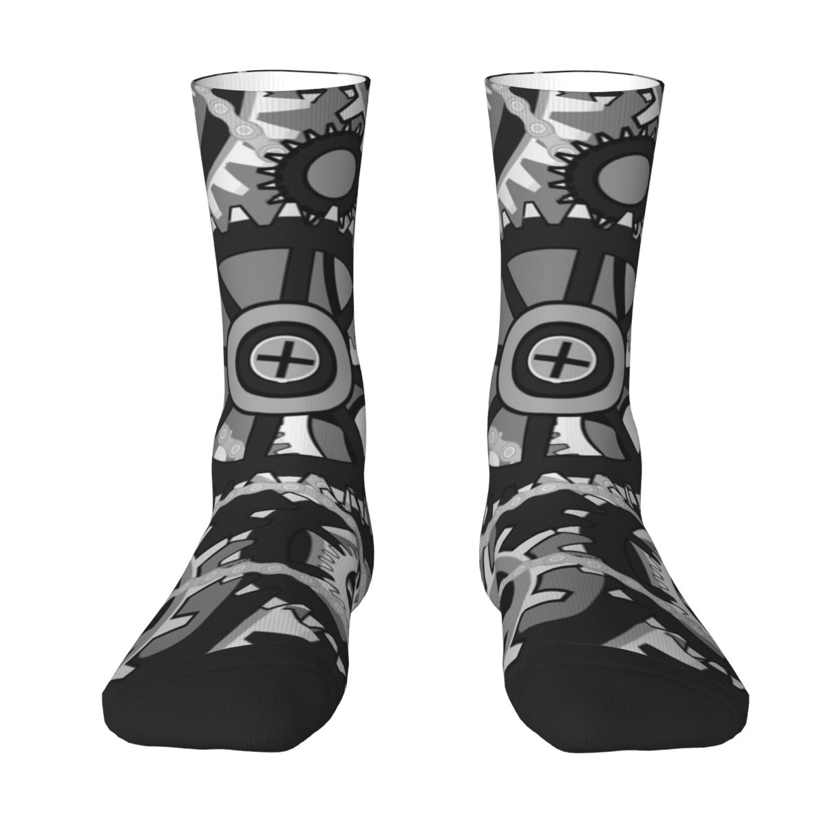 ถุงเท้าลายเกียร์วินเทจลายล้อรถ - Running Gear Gifts For Men บทวิจารณ์และราคา