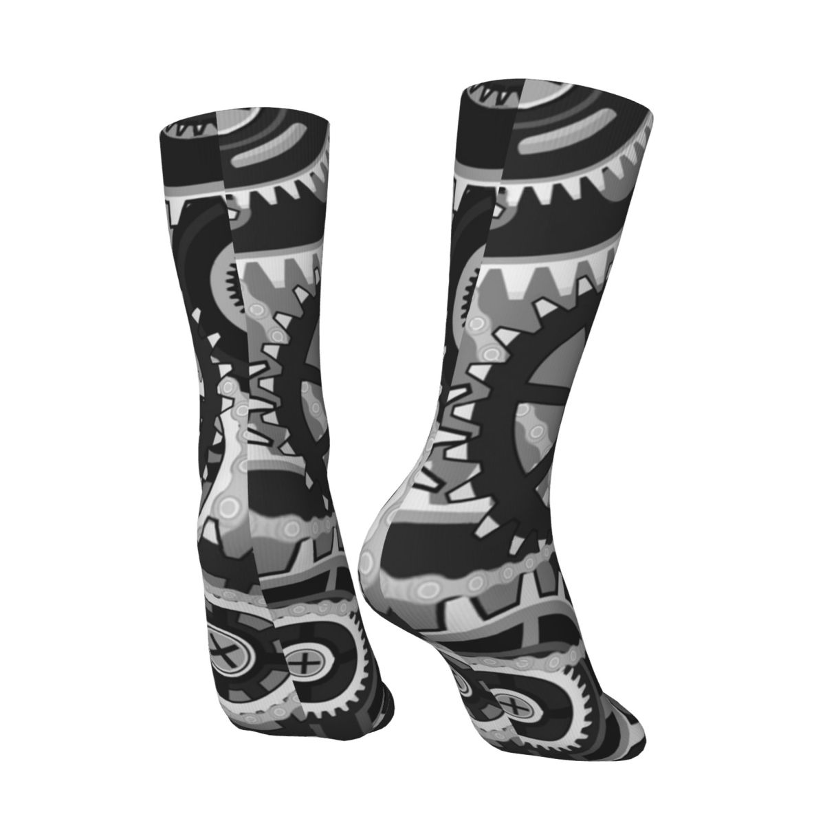 ถุงเท้าลายเกียร์วินเทจลายล้อรถ - Running Gear Gifts For Men บทวิจารณ์และราคา