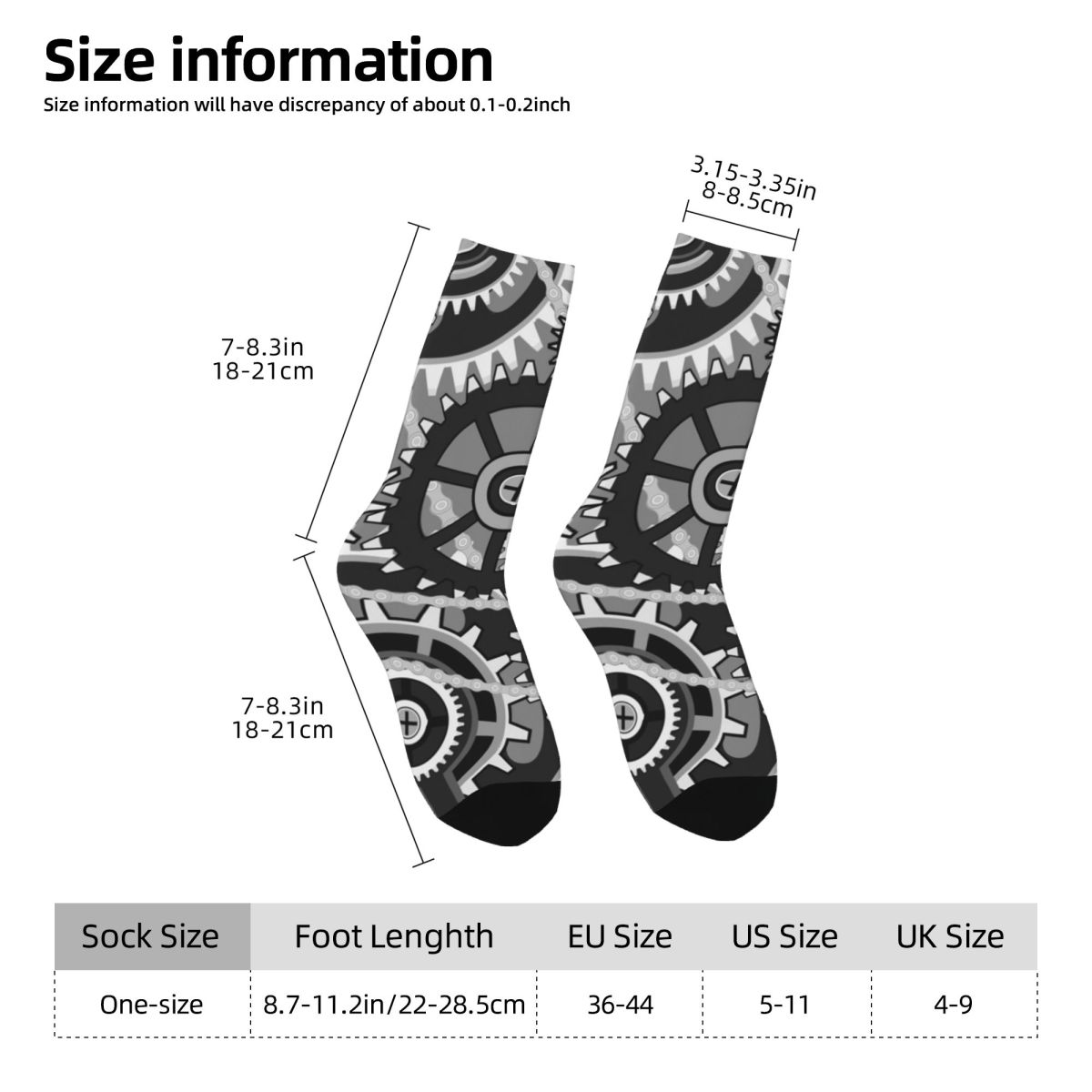 ถุงเท้าลายเกียร์วินเทจลายล้อรถ - Running Gear Gifts For Men บทวิจารณ์และราคา